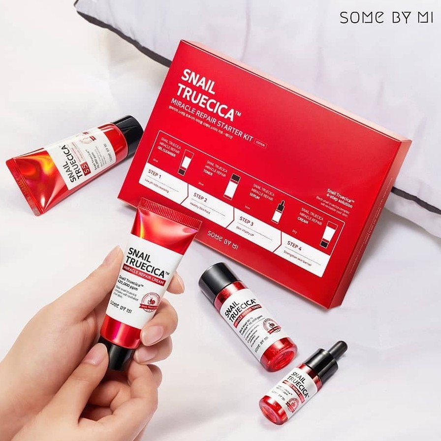 Bộ Dưỡng Some By mi Snail Truecica Miracle Repair Starter Kit