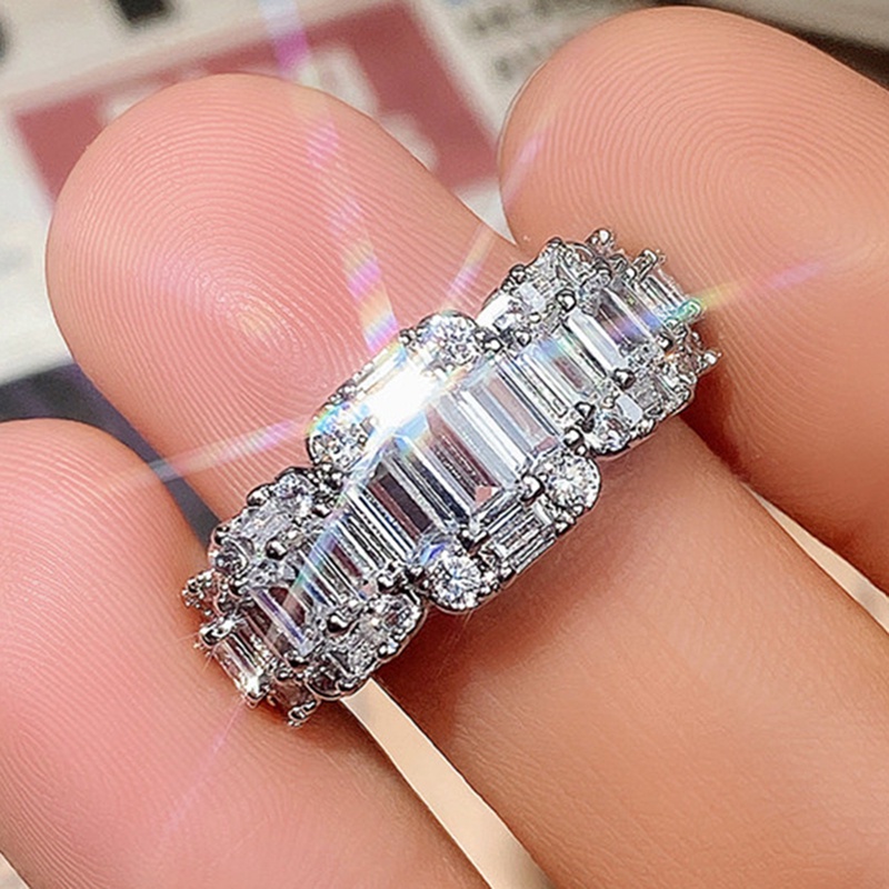 Nhẫn Đeo Tay Kim Loại Đính Đá Thời Trang Cho Nữ