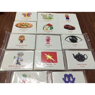 Bộ thẻ học tiếng Anh flash card