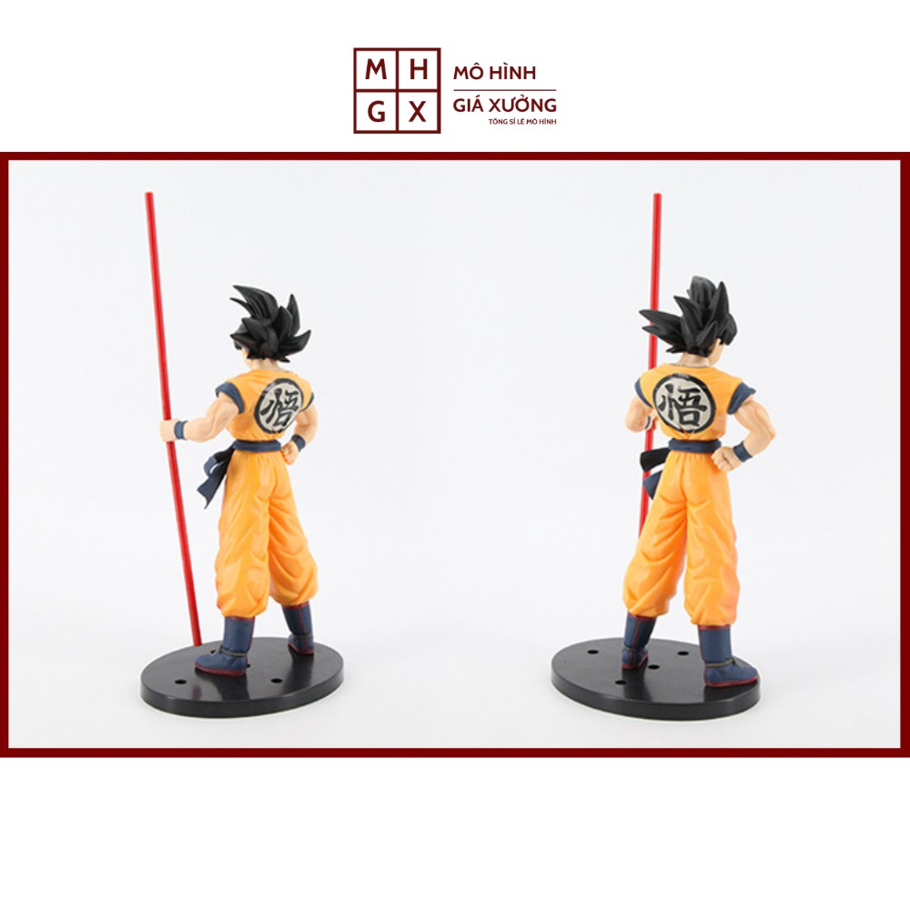 Mô hình Dragon Ball  SonGoku cầm gậy siêu đẹp cao 27cm figure mô hình 7 viên ngọc rồng dragon ball mô hình giá xưởng