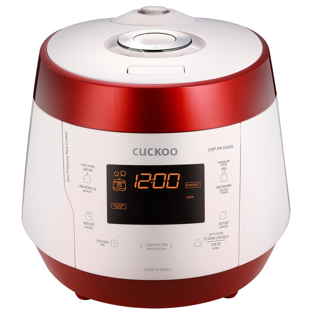 [Mã ELHADEV giảm 4% đơn 300K] Nồi cơm áp suất điện tử Cuckoo CRP-PK1000S - 1.8 Lít