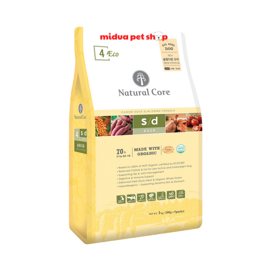 1kg Thức ăn kiểm soát cân nặng cho chó NATURAL CORE