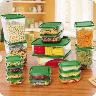 SÉT 17 hộp nhựa đựng trong tủ lạnh, hộp đựng thực phẩm , đồ dùng nhà bếp