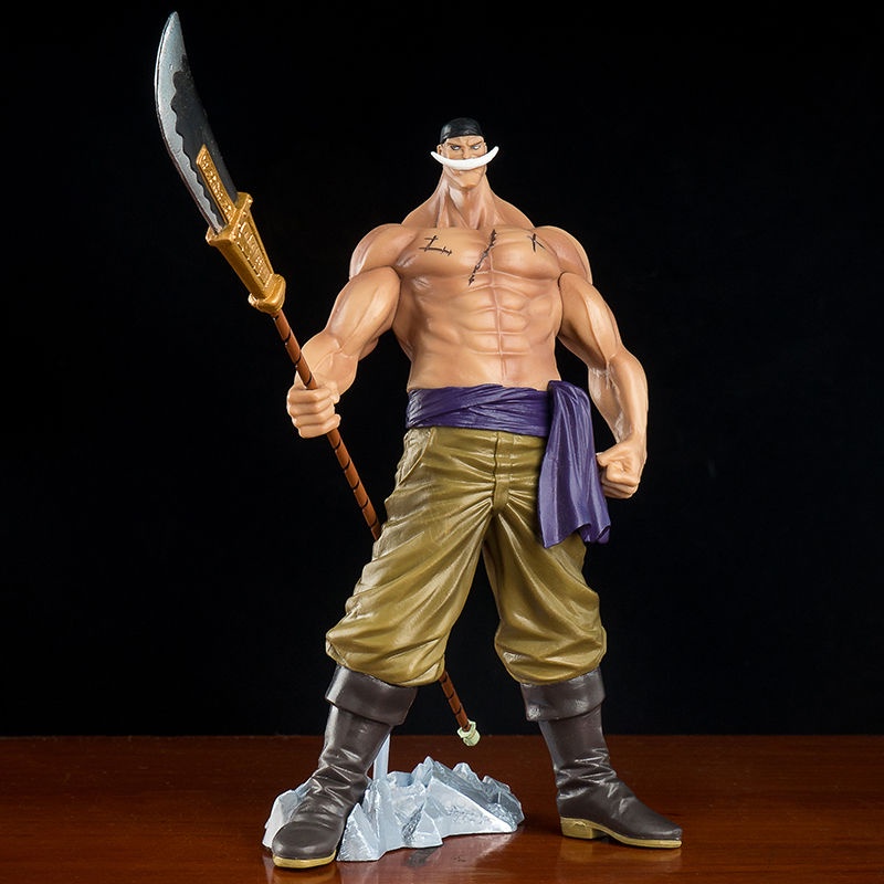 【Tại Chỗ】One Piece Bốn Hoàng Đế Râu Trắng Cũ Thiết Lập Để Làm Mô Hình Edward Newgate. Bia Mộ Món Quà Trang Trí Xung Quan