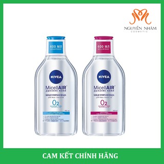 NƯỚC TẨY TRANG NIVEA MICELLLAIR O2 KHÔNG CHỨA CỒN (Hàng Xách Tay)