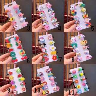 Kẹp tóc nhiều hình đáng yêu cute cho bé gái
