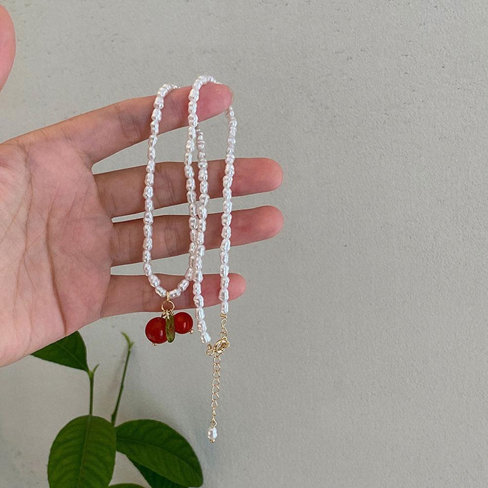 EXPEN Dây Chuyền Mặt Quả Cherry Thời Trang Hàn Quốc