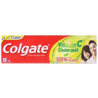Kem đánh răng Cogate Vitamin C 170 gr, thơm mát cả ngày dài