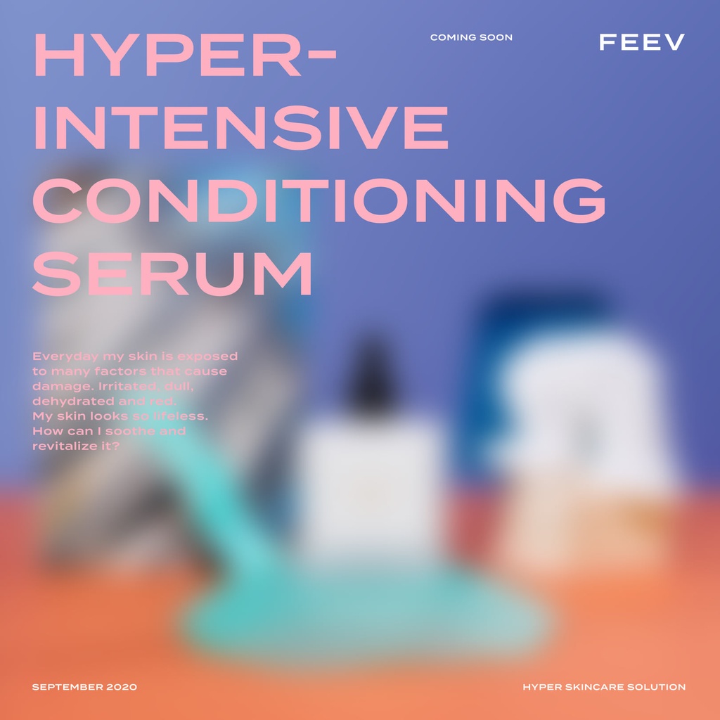 Serum Hỗ Trợ Phục Hồi, Làm Dịu, Giảm Thâm Đỏ & Cân Bằng Da | FEEV Hyper-Intensive Conditioning Serum 40ML