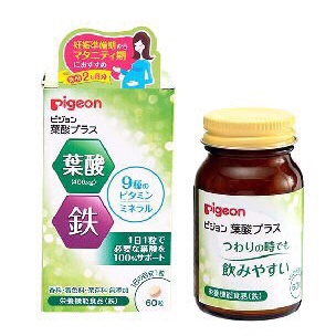 Viên Uống Pigeon Bổ Sung 9 Vitamin Tổng Hợp Và Folic Cho Mẹ Bầu (30 Ngày)
