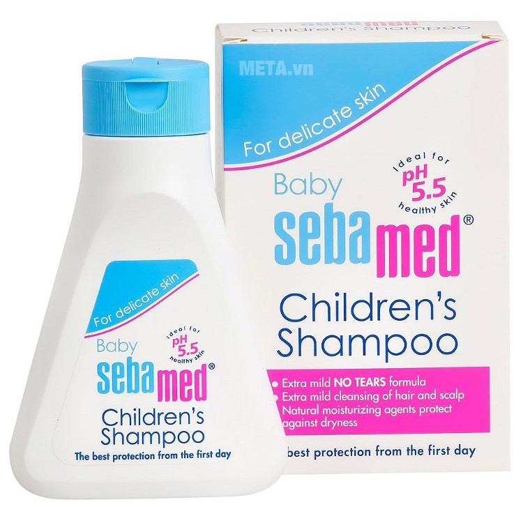 [Chính hãng] Dầu gội dịu nhẹ không cay mắt trẻ em Sebamed pH5.5