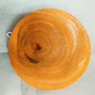 Thớt Gỗ Tròn Nâu Tự Nhiên Có Quai Treo Tiện Lợi