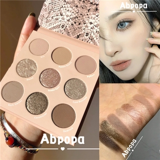 [Hàng mới về] Bảng Phấn Mắt Guicami 9 Màu Nude Lâu Trôi