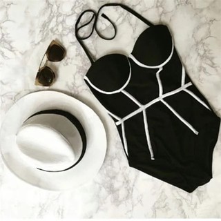 Order- bikini liền cúp ngực - tặng hoa đại cài tóc