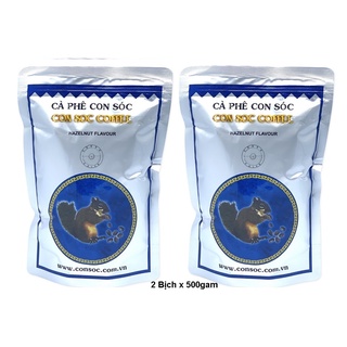 Cà phê Con Sóc bịch Xanh pha phin