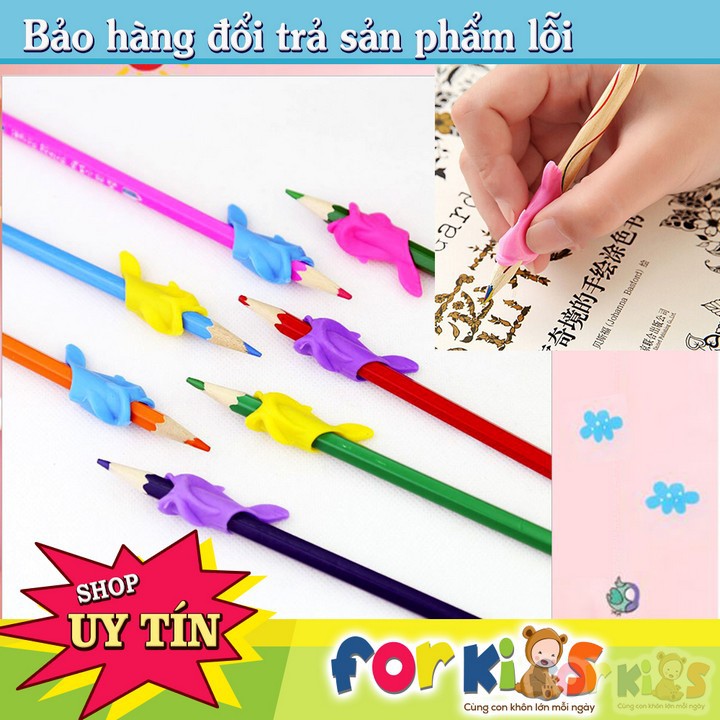 Dụng cụ học tập, Đệm bút cá heo đáng yêu, phụ kiện học tập cho bé