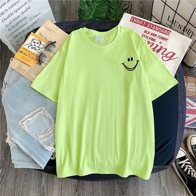 NRVP Áo thun dáng rộng tay ngắn cho nữ