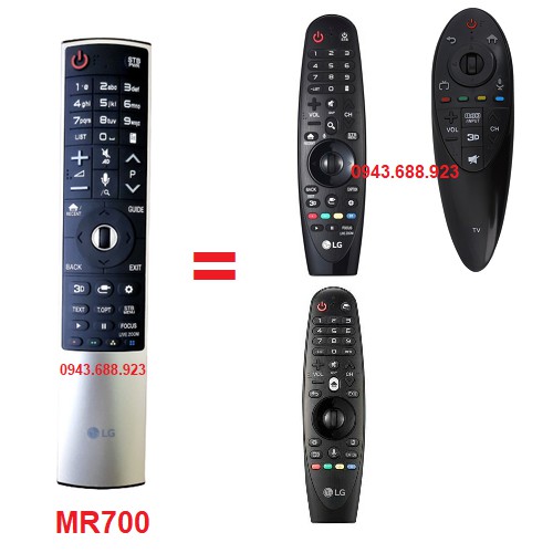 Remote Điều khiển tivi LG 2015 giọng nói MR600 dùng cho các dòng tivi LG 2015- Hàng chính hãng LG