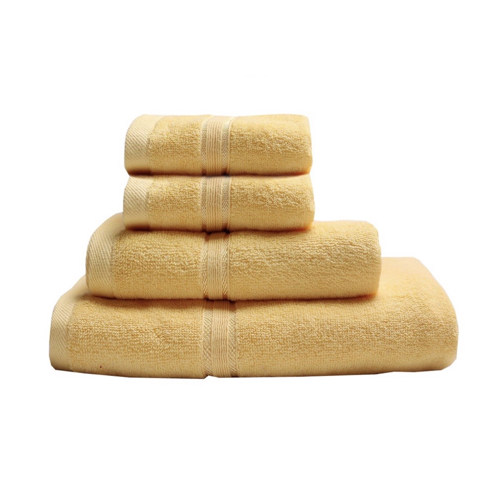 Combo 4 Khăn tắm gội mặt cao cấp 100% cotton siêu thấm hút, không sổ lông, không phai màu