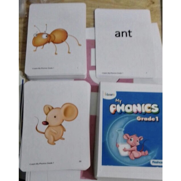 Flashcard my phonics 1 thẻ A5 in 2 mặt