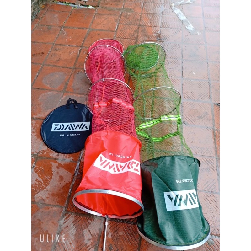 Rọ đựng cá DAIWA khung inox cao cấp đủ size chuyên dụng dành cho câu tay, câu đài - ĐỒ CÂU PHÍA BẮC - S16