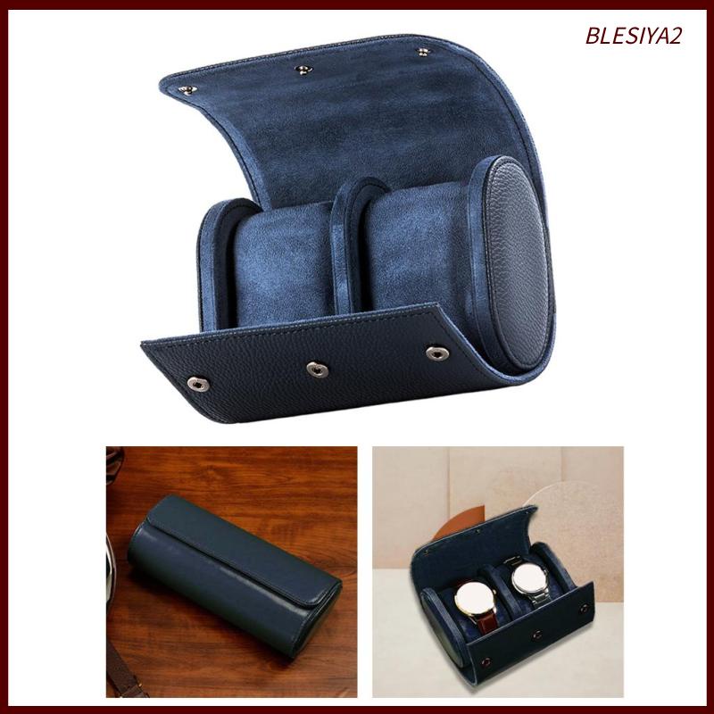 [Blesiya2] Hộp Đựng Đồng Hồ Cuộn Tròn Bằng Da PU Sắp Xếp Gọn Gàng Cho Ngày Của Mẹ