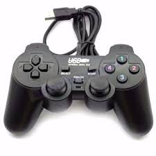 Tay cầm chơi game đơn cho PC/Laptop cổng USB đen