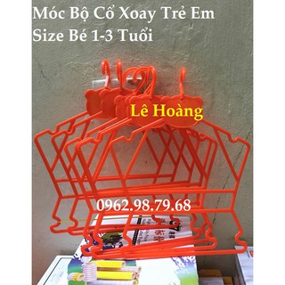 Móc Bộ Bé xoay cam 150C, Xốp 30c, Gỗ tre 30c và Dây lạt 30C