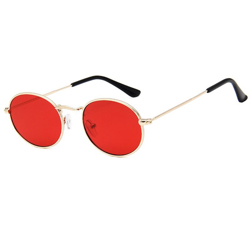 Kính MáT HìNh Oval Kim LoạI KiểU DáNg Đơn GiảN