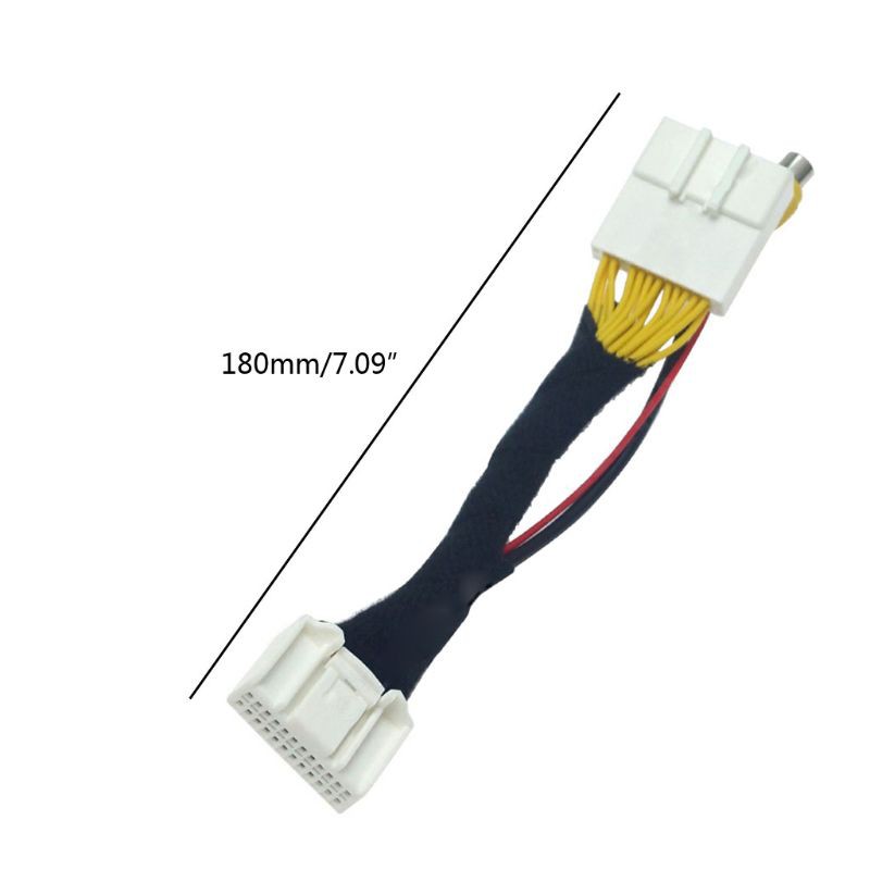 Dây Cáp Rca 24pin Cho Camera Lùi Xe Hơi