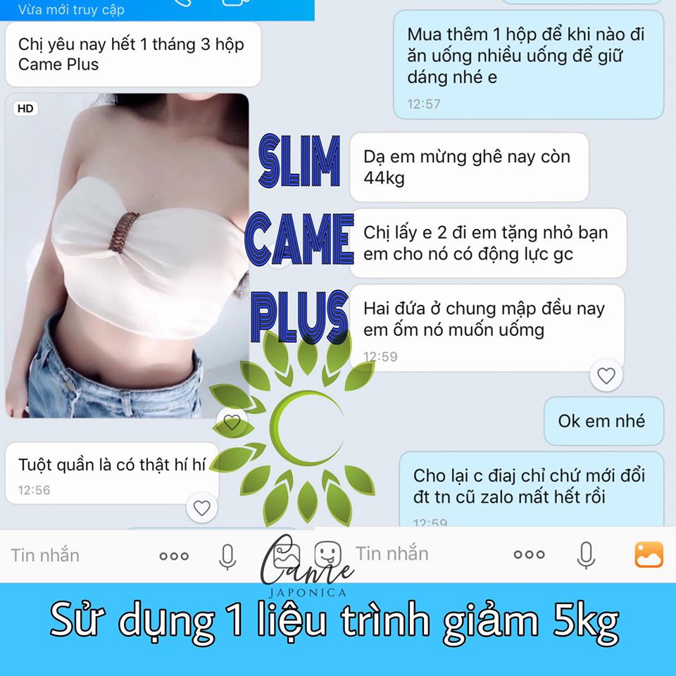 viên uống giảm cân tinh hoa trà CAME PLUS