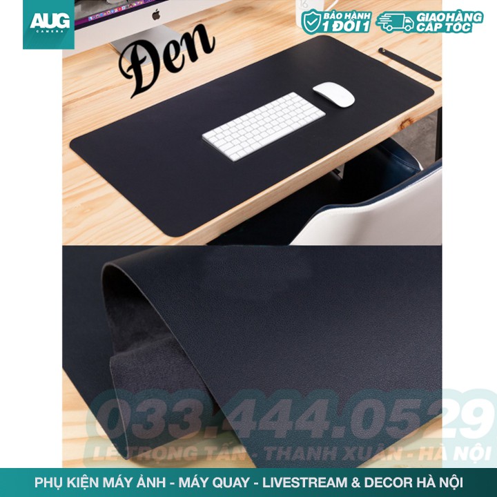 Deskpad - Lót chuột mouse pad tấm lót bàn chất liệu bằng da - Nhiều màu - Nhiều kích thước - AUG Camera & Decor Hà Nội