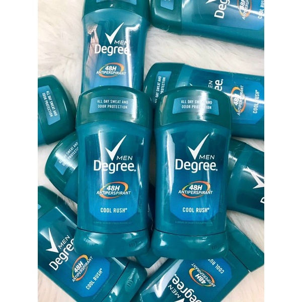 Lăn khử mùi Degree Nam 48h Antiperspirant Cool Rush 76g 100% Chính hãng