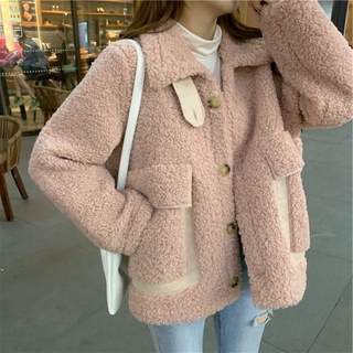 [ORDER 022 ] Áo khoác lông cừu siêu ấm kèm túi hộp 2 bên Siêu đẹp