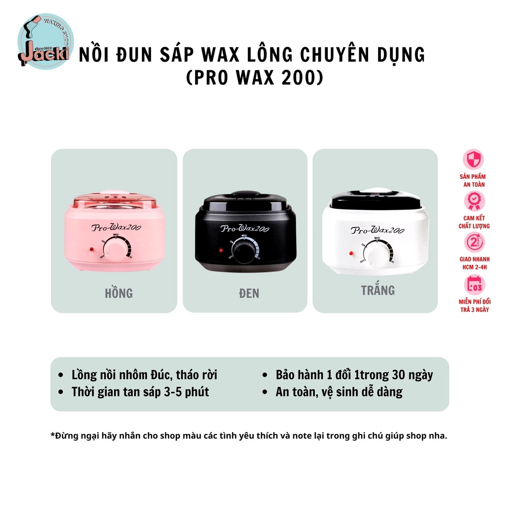 Nồi Nấu Sáp Wax Lông Chuyên Dụng PRO MAX 200 (Loại 1)