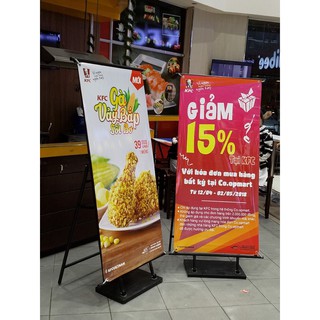 standee khung sắt - standee sắt 60 x 160cm..............................................................................