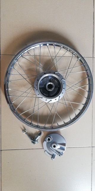 Bánh căm trước đùm zin theo xe full má đùm lắp wave rim 1 bánh trước msp 0037