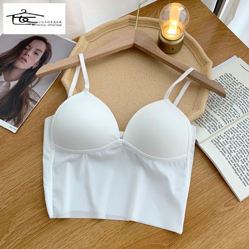 Áo Lót Lụa Không Gọng Chống Chói Thời Trang Hàn Quốc Cho Nữ