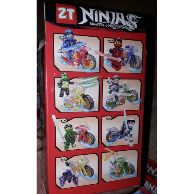 Lắp ráp 1hộp LegoNinjago Xe mô tô ZT0821 rất đẹp