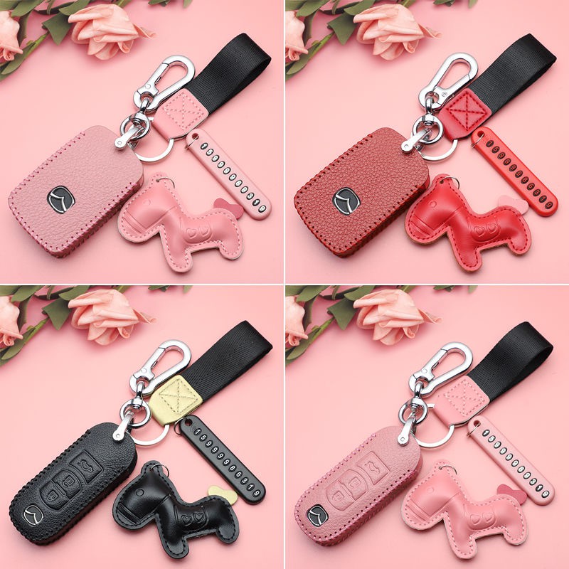 Bao Da Đựng Chìa Khóa Xe Hơi mazda 2 mazda 3 cx3 cx5