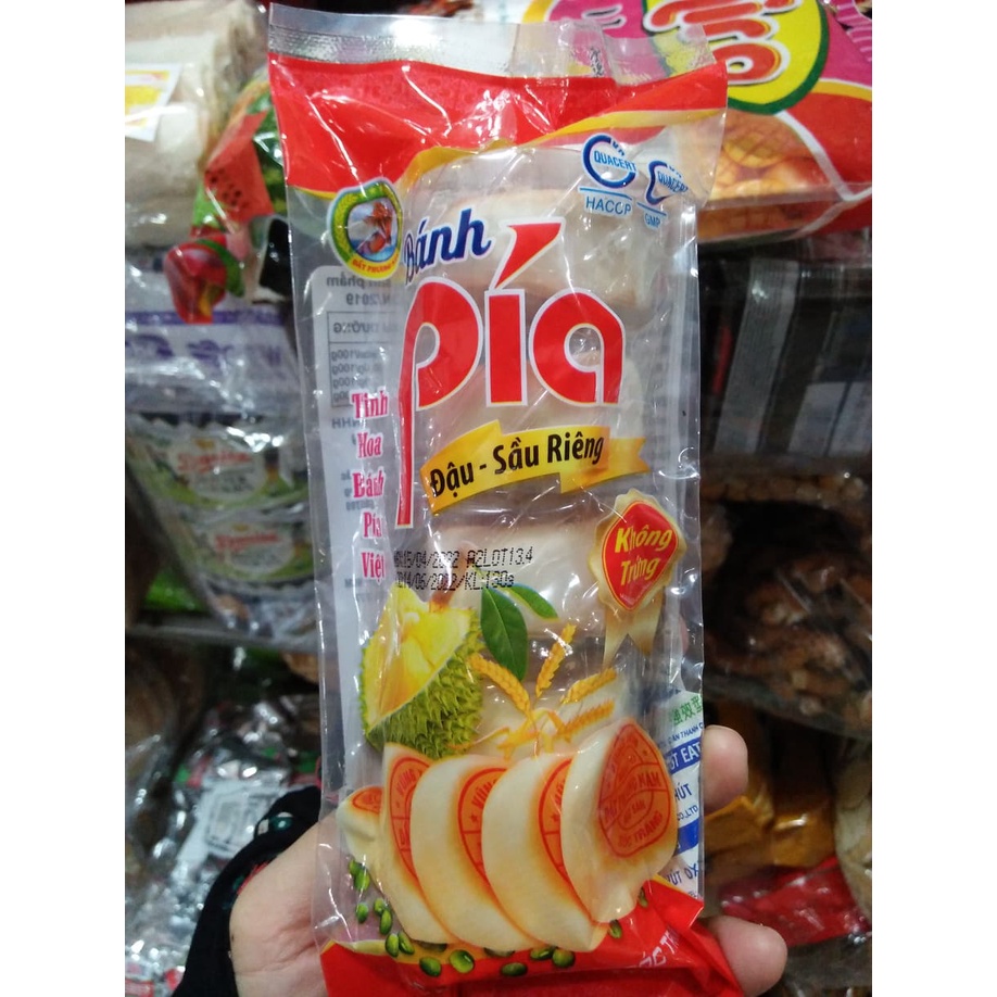 COMBO 5 GÓI BÁNH PÍA MINI ĐẬU SẦU RIÊNG - gói 130gr