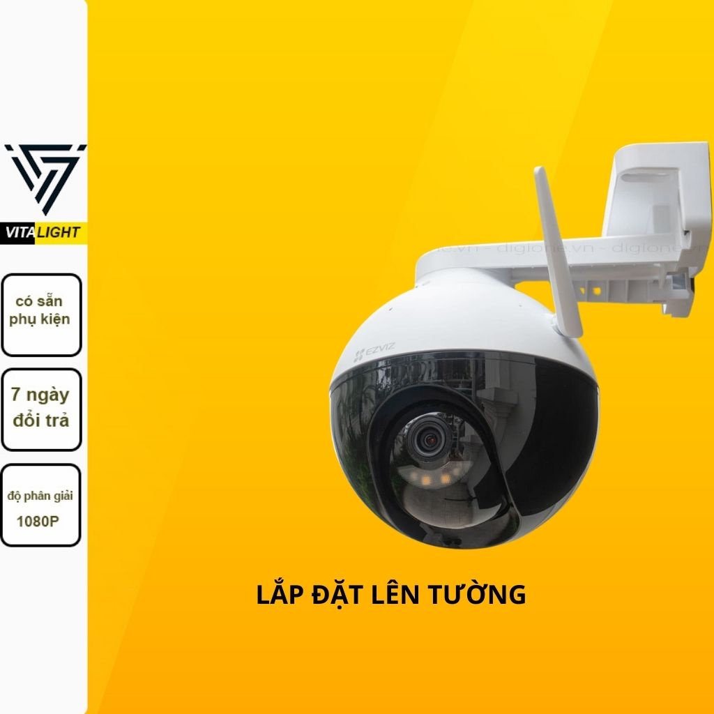 Camera IP Wifi Ezviz C8C Full HD 1080p (Có màu ban đêm), báo động về điện thoại VITALIGHT