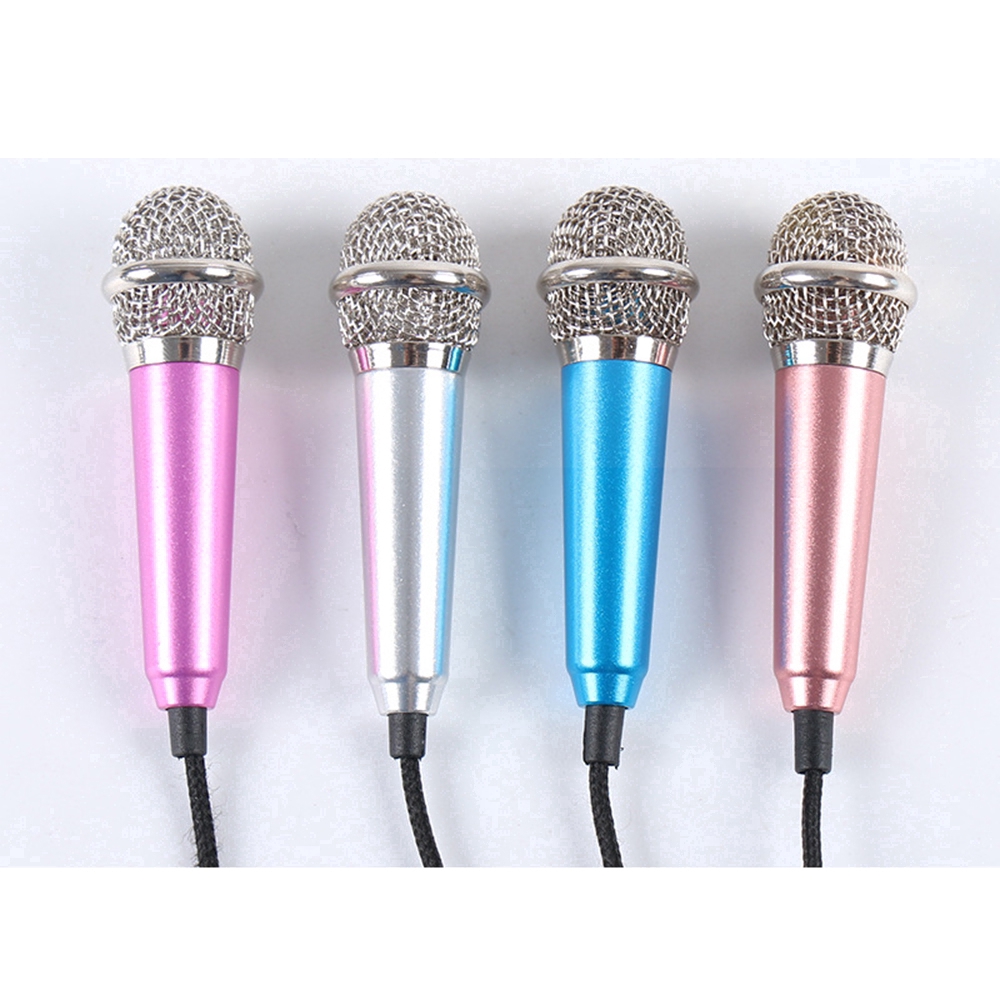 1 micro mini cầm tay có dây giắc cắm 3.5mm tiện lợi cho điện thoại/ máy tính xách tay
