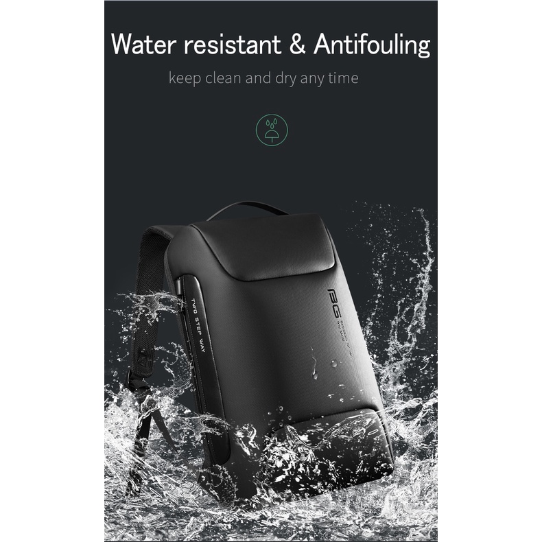 BANGE Ba Lô Đựng laptop 15.6 inch Đa Năng Chống Thấm Nước