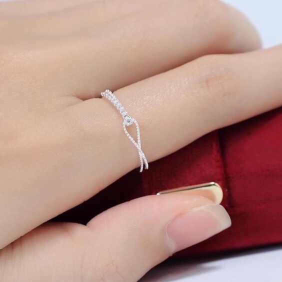 Nhẫn vô cực , nhẫn nữ kèm ảnh thật