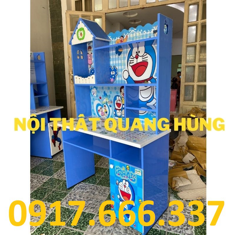 Bàn học sinh nhựa đài loan in hình 3D Doraemon mẫu mới - Giao hàng hỏa tốc HCM