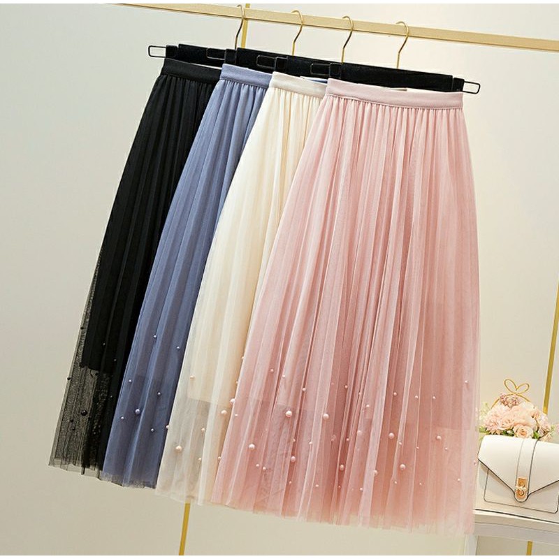 chân váy xếp ly đính ngọc | BigBuy360 - bigbuy360.vn