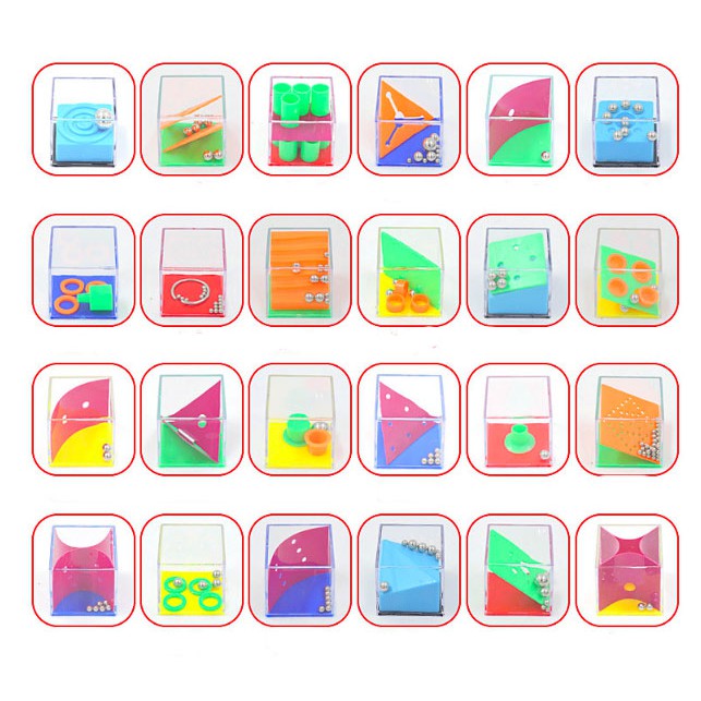 Giải đố nhựa - Modern art & classics - combo hộp 24 cái