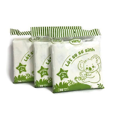 Miếng lót phân su Mipbi 3 lớp, tấm lót phân xu mềm mại an toàn cho bé - Monnie Kids