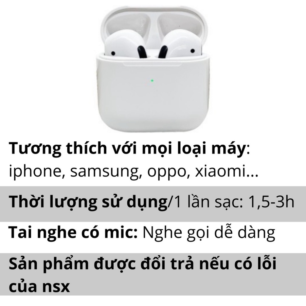 Tai Nghe Bluetooth Cho IP Samsung ko dây Rẻ rolionetime|Pro 4